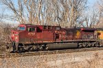 CP 9718, GE AC44CW leads a westbound BNSF train